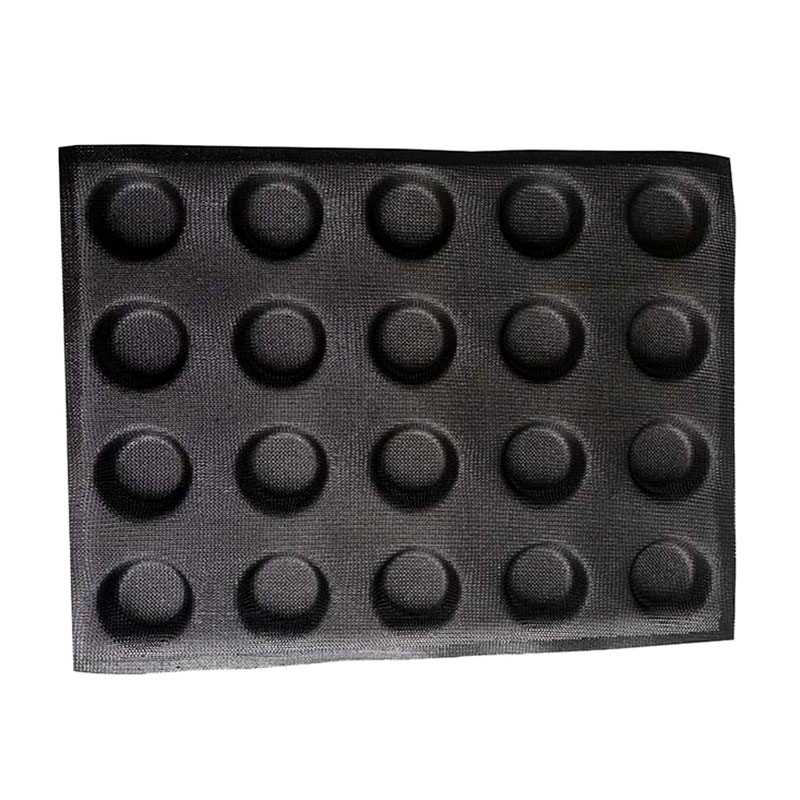 20cup Perforated bread Silicone Cake Mold