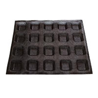 20 cup Square Perforated bread form Biscuit Glass Fiber Silicone Mold